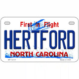 Hertford North Carolina State Novelty Metal License Plate 7" x 4" (MP)