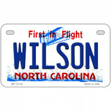 Wilson North Carolina State Novelty Metal License Plate LP-12119 7" x 4" (MP)