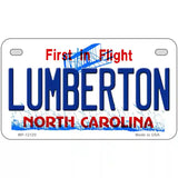 Lumberton North Carolina State Novelty Metal License Plate 7" x 4" (MP)