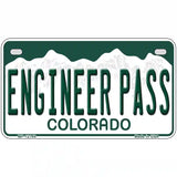 Engineer Pass Colorado Novelty Metal License Plate 7" x 4" (MP)