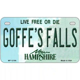 Goffes Falls New Hampshire Novelty Metal License Plate 7" x 4" (MP)