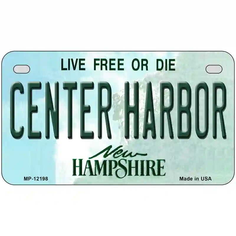 Center Harbor New Hampshire Novelty Metal License Plate 7" x 4" (MP)