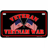 Vietnam War Veteran Novelty Metal License Plate 7" x 4" (MP)