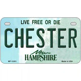 Chester New Hampshire Novelty Metal License Plate 7" x 4" (MP)