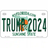 Trump 2024 Florida Novelty Metal License Plate