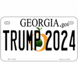 Trump 2024 Georgia Novelty Metal License Plate