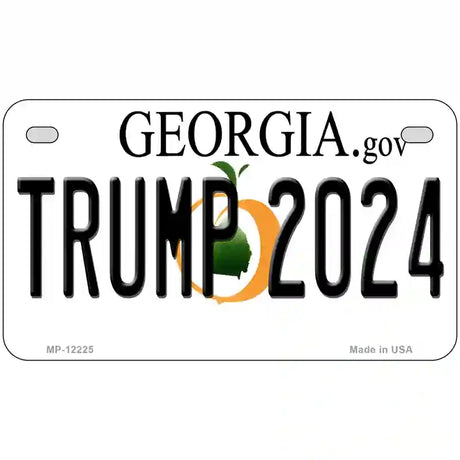 Trump 2024 Georgia Novelty Metal License Plate