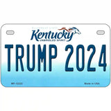 Trump 2024 Kentucky Novelty Metal License Plate 7" x 4" (MP)