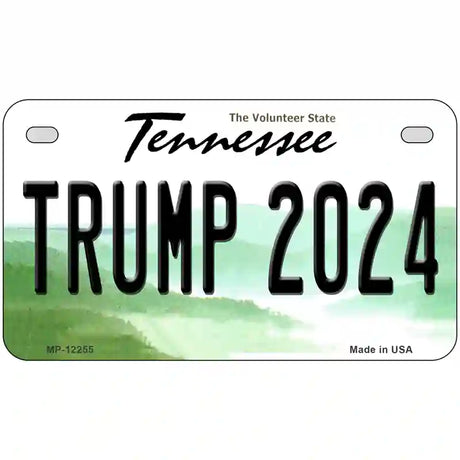 Trump 2024 Tennessee Novelty Metal License Plate 7" x 4" (MP)