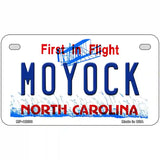 Moyock North Carolina Novelty Metal License Plate 7" x 4" (MP)