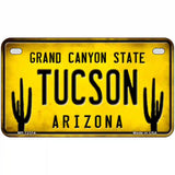 Arizona Tucson Novelty Metal License Plate 7" x 4" (MP)