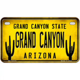 Arizona Grand Canyon Novelty Metal License Plate 7" x 4" (MP)