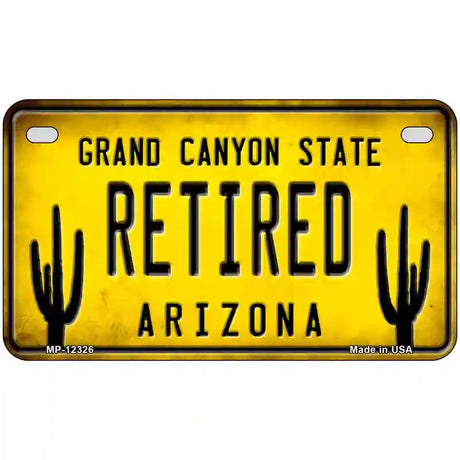 Arizona Retired Novelty Metal License Plate Tag LP-12326 7" x 4" (MP)