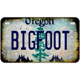 Bigfoot Oregon Novelty Metal License Plate 7" x 4" (MP)