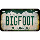 Bigfoot Colorado Novelty Metal License Plate 7" x 4" (MP)