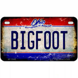 Bigfoot Ohio Novelty Metal License Plate 7" x 4" (MP)