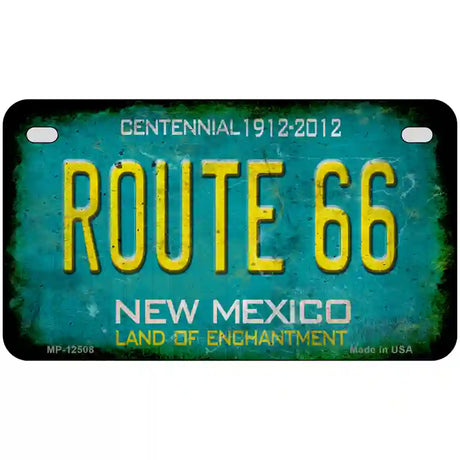 Route 66 New Mexico Novelty Metal License Plate Tag LP-12508 7" x 4" (MP)