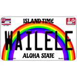 Wailele Hawaii Novelty Metal License Plate 7" x 4" (MP)