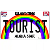 Tourist Hawaii Novelty Metal License Plate 7" x 4" (MP)