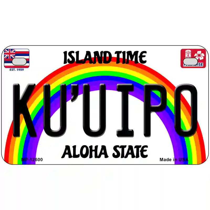 Ku Uipo Hawaii Novelty Metal License Plate 7" x 4" (MP)