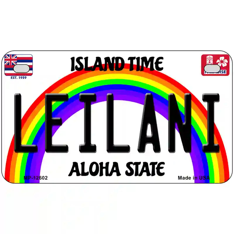 Leilani Hawaii Novelty Metal License Plate