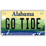 Go Tide Novelty Metal License Plate 7" x 4" (MP)