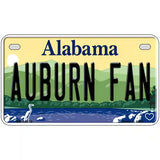 Auburn Fan Novelty Metal License Plate 7" x 4" (MP)