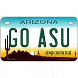 Go Arizona State Novelty Metal License Plate 7" x 4" (MP)