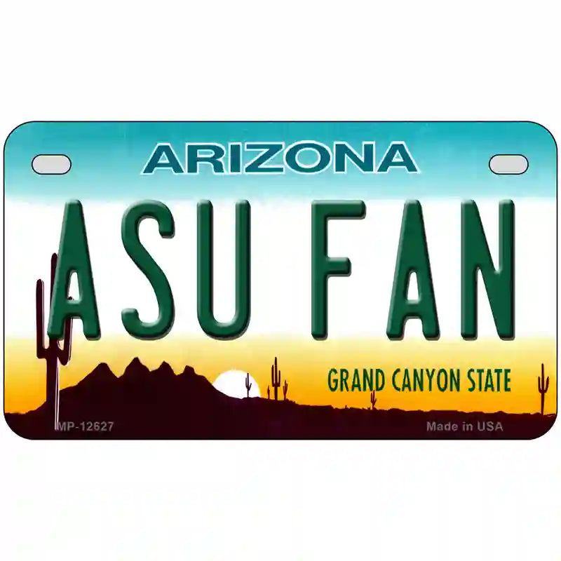 Arizona State Fan Novelty Metal License Plate 7" x 4" (MP)