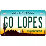 Go Lopes Novelty Metal License Plate 7" x 4" (MP)