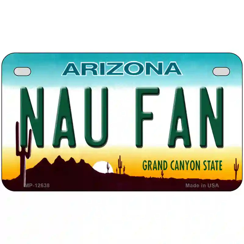 Northern Arizona Univ Fan Novelty Metal License Plate 7" x 4" (MP)