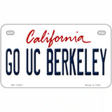 Go UC Berkeley Novelty Metal License Plate 7" x 4" (MP)