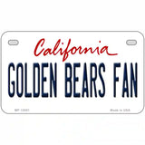 Golden Bears Fan Novelty Metal License Plate 7" x 4" (MP)