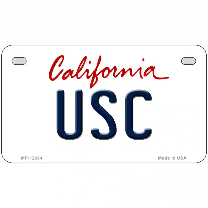 USC Novelty Metal License Plate 7" x 4" (MP)