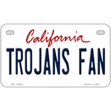 Trojans Fan Novelty Metal License Plate 7" x 4" (MP)