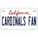 Cardinals Fan Novelty Metal License Plate 7" x 4" (MP)