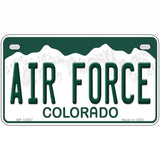 Air Force Novelty Metal License Plate 7" x 4" (MP)