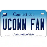 UConn Fan Novelty Metal License Plate 7" x 4" (MP)