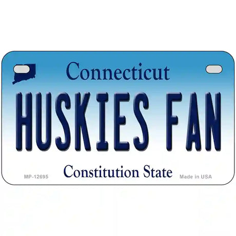 Huskies Fan Novelty Metal License Plate 7" x 4" (MP)