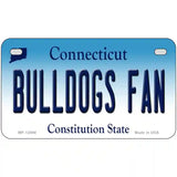 Bulldogs Fan Connecticut Novelty Metal License Plate 7" x 4" (MP)