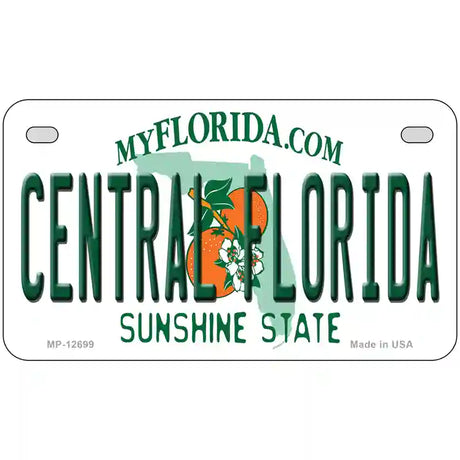 Central Florida Novelty Metal License Plate 7" x 4" (MP)