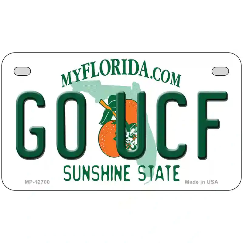 Go UCF Novelty Metal License Plate 7" x 4" (MP)