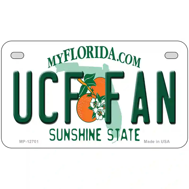 UCF Fan Novelty Metal License Plate 7" x 4" (MP)