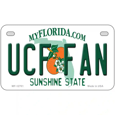 UCF Fan Novelty Metal License Plate 7" x 4" (MP)