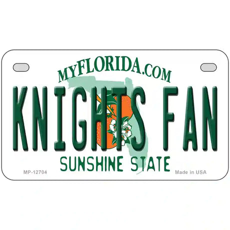 Knights Fan Novelty Metal License Plate 7" x 4" (MP)