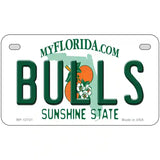 Bulls Novelty Metal License Plate 7" x 4" (MP)