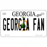 Georgia Fan Novelty Metal License Plate 7" x 4" (MP)