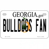 Bulldogs Fan Georgia Novelty Metal License Plate 7" x 4" (MP)