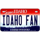 Idaho Fan Novelty Metal License Plate 7" x 4" (MP)