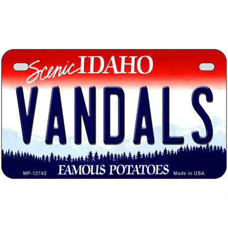 Vandals Novelty Metal License Plate 7" x 4" (MP)